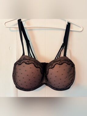 NWT Prima Donna Schwartz Black Bra UK-34 cup size E
